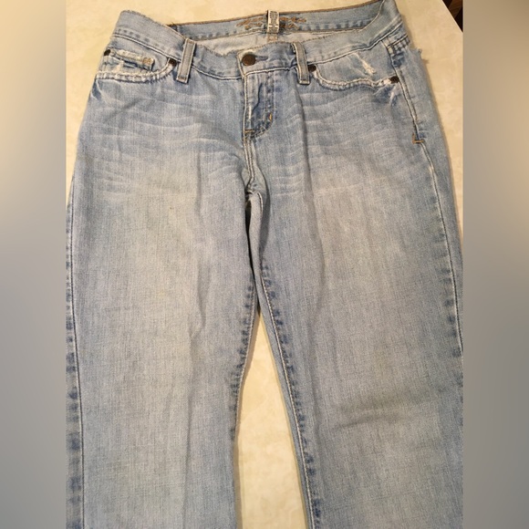 ABERCROMBIE & FITCH Womens Emma Very Distressed Jeans 25 - Picture 12 of 16